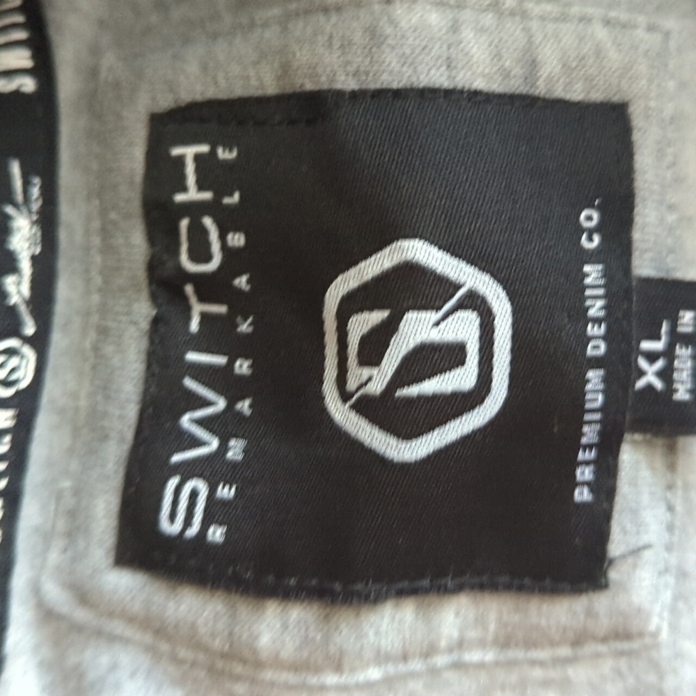 Switch Remarkable Billionaires Club gray zip fleece hoodie with black/gold sz XL - Picture 4 of 10
